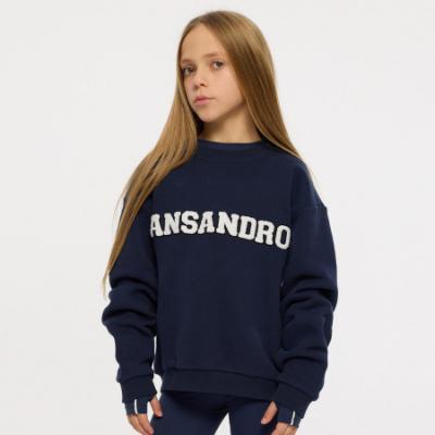 Picture of PRE ORDER Ansandro Kids Activewear Sweatshirt - Navy White