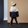 Picture of Mitch & Son JNR Levi Padded Jacket - Latte Beige Black