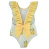 Picture of Meia Pata Girls Pears Cayo Coco Swimsuit - Lemon Green