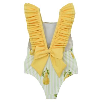 Picture of Meia Pata Girls Pears Aruba Swimsuit - Lemon Green