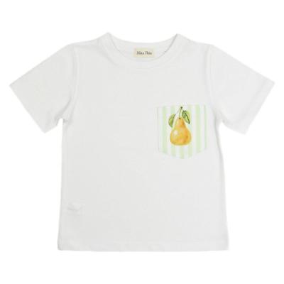 Picture of Meia Pata Boys Pears T-shirt & Swim Shorts Set X 2 - White Lemon Green
