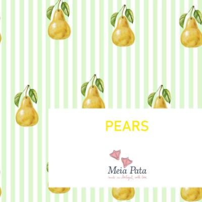 Picture of Meia Pata Pears Beach Towel - Lemon Green