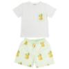 Picture of Meia Pata Boys Pears T-shirt & Swim Shorts Set X 2 - White Lemon Green