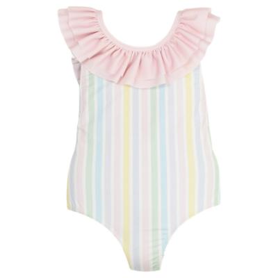 Picture of Meia Pata Girls Stripes Colour Cayo Coco Swimsuit - Multi