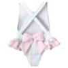 Picture of Meia Pata Girls Stripes Colour Bahamas Ruffle Swimsuit - Multi