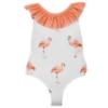 Picture of Meia Pata Girls Flamingos St. Barths Swimsuit - White Flamingo