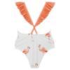 Picture of Meia Pata Girls Flamingos St. Barths Swimsuit - White Flamingo