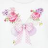 Picture of PRE ORDER Monnalisa Girls Garden Party Butterfly Dress - Ivory Lilac