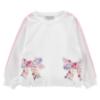 Picture of PRE ORDER Monnalisa Girls Garden Party Lounge Shorts Set X 2 - Ivory Pink