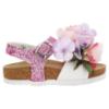 Picture of Monnalisa Girls Garden Party Bouquet Sandal - Multi