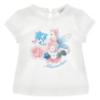Picture of PRE ORDER Monnalisa Bebe Girls Rose Garden Fairy Top & Skirt Set X 2 - Ivory Pink