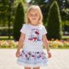 Picture of Monnalisa Girls Hello Kitty Top & Skirt Set X 2 - White Blue