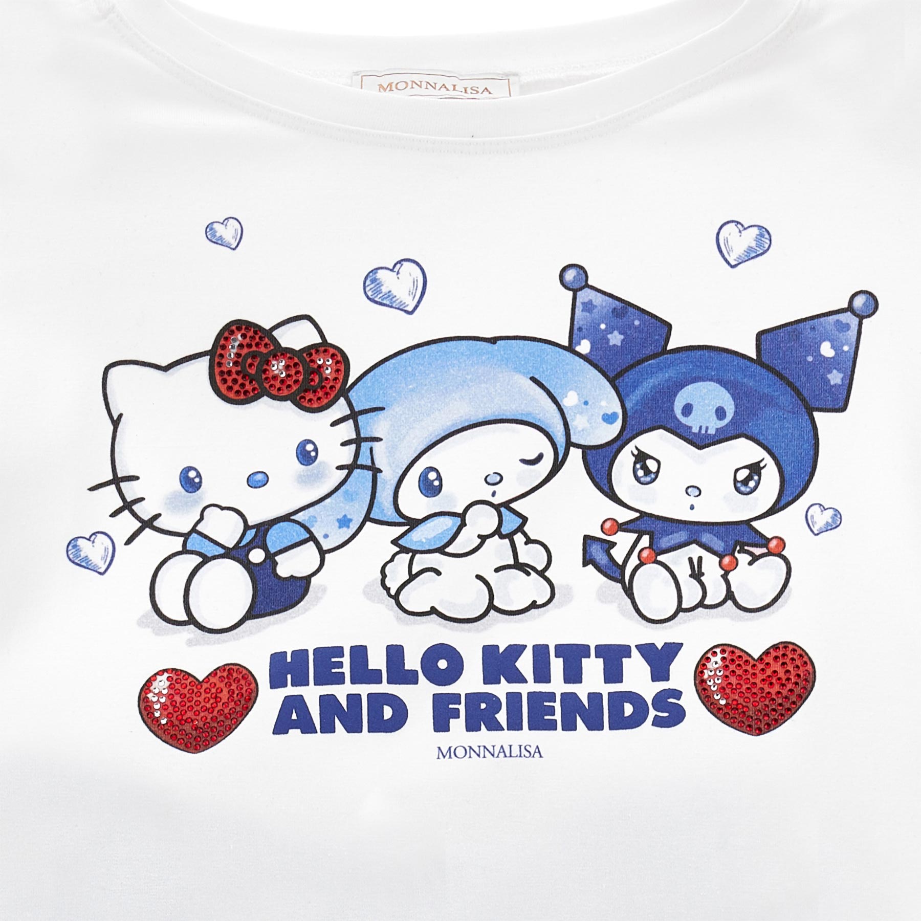 その他 Hello Kitty T-shirt & Pants Set Monnalisa Girls Hello Kitty Top & Legging Set X 2 - White Blue.