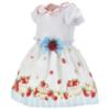 Picture of Monnalisa Bebe Girls Disney Pooh Bear Dress - Ivory Red