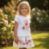 Picture of Monnalisa Bebe Girls Disney Pooh Bear Top & Skirt Set X 2 - Ivory Red Blue