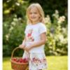 Picture of PRE ORDER Monnalisa Bebe Girls Disney Pooh Bear Top & Skirt Set X 2 - Ivory Red Blue