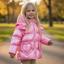 Picture of A Dee Love Story Liliana Padded Jacket With Frill Heart Pockets - Peony Pink