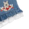 Picture of PRE ORDER Monnalisa Bebe Girls Disney Pooh Bear Top & Denim Shorts Set X 2 - Ivory Red Blue
