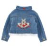 Picture of PRE ORDER Monnalisa Bebe Girls Disney Pooh Bear Denim Jacket - Blue Red