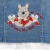 Picture of Monnalisa Bebe Girls Disney Pooh Bear Denim Jacket - Blue Red