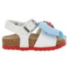 Picture of Monnalisa Girls Pooh Bear Strawberry Sandal - White Red