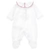 Picture of Monnalisa Bebe Girls Pooh Bear Babygrow & Blanket Set x 2 - Ivory Red