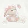 Picture of Monnalisa Bebe Girls Romantic Bunny Top & Skirt Set X 2 - Ivory Pink