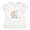 Picture of Monnalisa Bebe Girls Romantic Bunny Top & Skirt Set X 2 - Ivory Pink