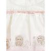 Picture of PRE ORDER Monnalisa Bebe Girls Romantic Bunny Skirted Romper & Headband - Ivory Pink