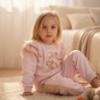 Picture of Monnalisa Bebe Girls Romantic Bunny Tracksuit Set X 2 - Pink