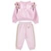 Picture of PRE ORDER Monnalisa Bebe Girls Romantic Bunny Tracksuit Set X 2 - Pink