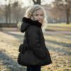 Picture of A Dee BTS Amie Short Jacket Faux Fur Hood - Black