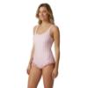 Picture of Meia Pata Woman Pink Stripes Swimsuit - White Pink