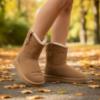 Picture of Lelli Kelly Asia Cowboy Sheepskin Boot - Chestnut