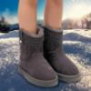 Picture of Lelli Kelly Asia Cowboy Sheepskin Boot - Grey