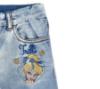 Picture of Monnalisa Girls Tinkerbell Top & Denim Shorts Set X 2 - White Yellow