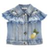 Picture of Monnalisa Girls Tinkerbell Denim Jacket - Blue