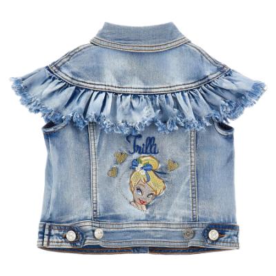 Picture of PRE ORDER Monnalisa Girls Tinkerbell Denim Jacket - Blue