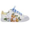 Picture of Monnalisa Girls Tinkerbell Trainer - White Yellow