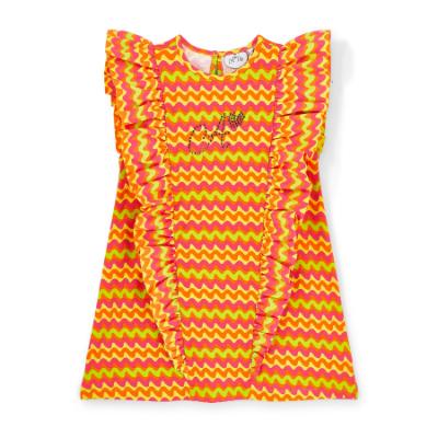 Picture of A Dee Tutti Frutti Tate Zig Zag Dress - Bright Pink
