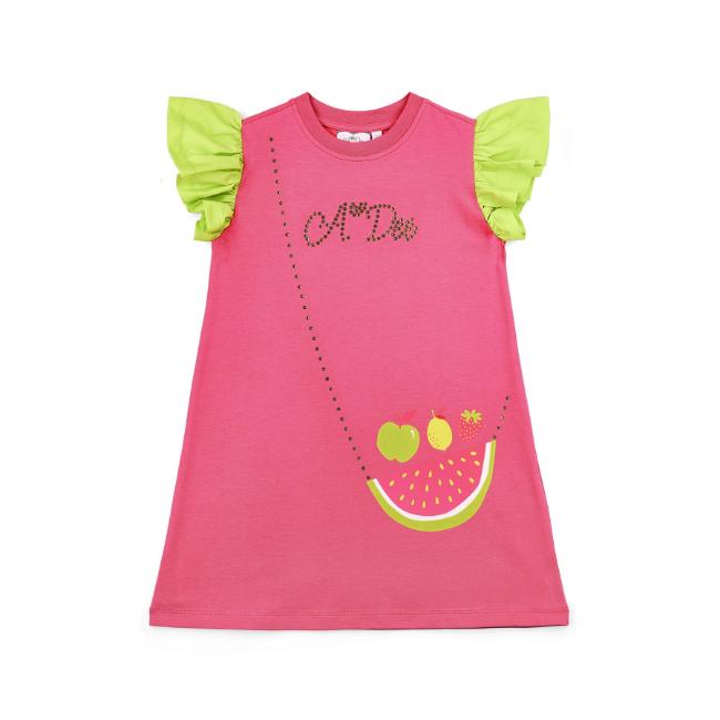 Picture of A Dee Tutti Frutti Tegan Handbag Dress - Bright Pink