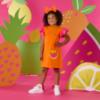 Picture of PRE ORDER A Dee Tutti Frutti Tegan Handbag Dress - Bright Orange
