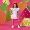 Picture of PRE ORDER A Dee Tutti Frutti Tallulah Ric Rac Legging Set X 2 - Bright White