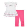 Picture of PRE ORDER A Dee Tutti Frutti Tallulah Ric Rac Legging Set X 2 - Bright White