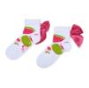 Picture of PRE ORDER A Dee Tutti Frutti Tiara Print Ankle Socks - Bright White