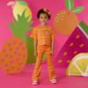 Picture of PRE ORDER A Dee Tutti Frutti Thea Zig Zag Flare Set X 2 - Bright Pink