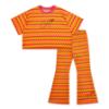 Picture of PRE ORDER A Dee Tutti Frutti Thea Zig Zag Flare Set X 2 - Bright Pink