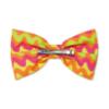 Picture of A Dee Tutti Frutti Tasha Zig Zag Print Hair Clip - Bright Pink