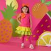 Picture of A Dee Tutti Frutti Trudy Colour Block Dress - Bright Pink