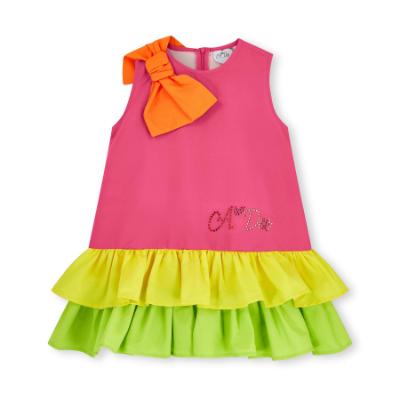 Picture of A Dee Tutti Frutti Trudy Colour Block Dress - Bright Pink